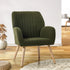 Armchair Lounge Sofa Chair Sherpa Accent Couch Green
