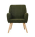 Armchair Lounge Sofa Chair Sherpa Accent Couch Green