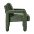 Armchair Velvet Chairs 1 Seater Lounge Sofa Chair Green