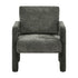 Armchair Velvet Accent Chairs 1 Seater Lounge Sofa Chair Grey
