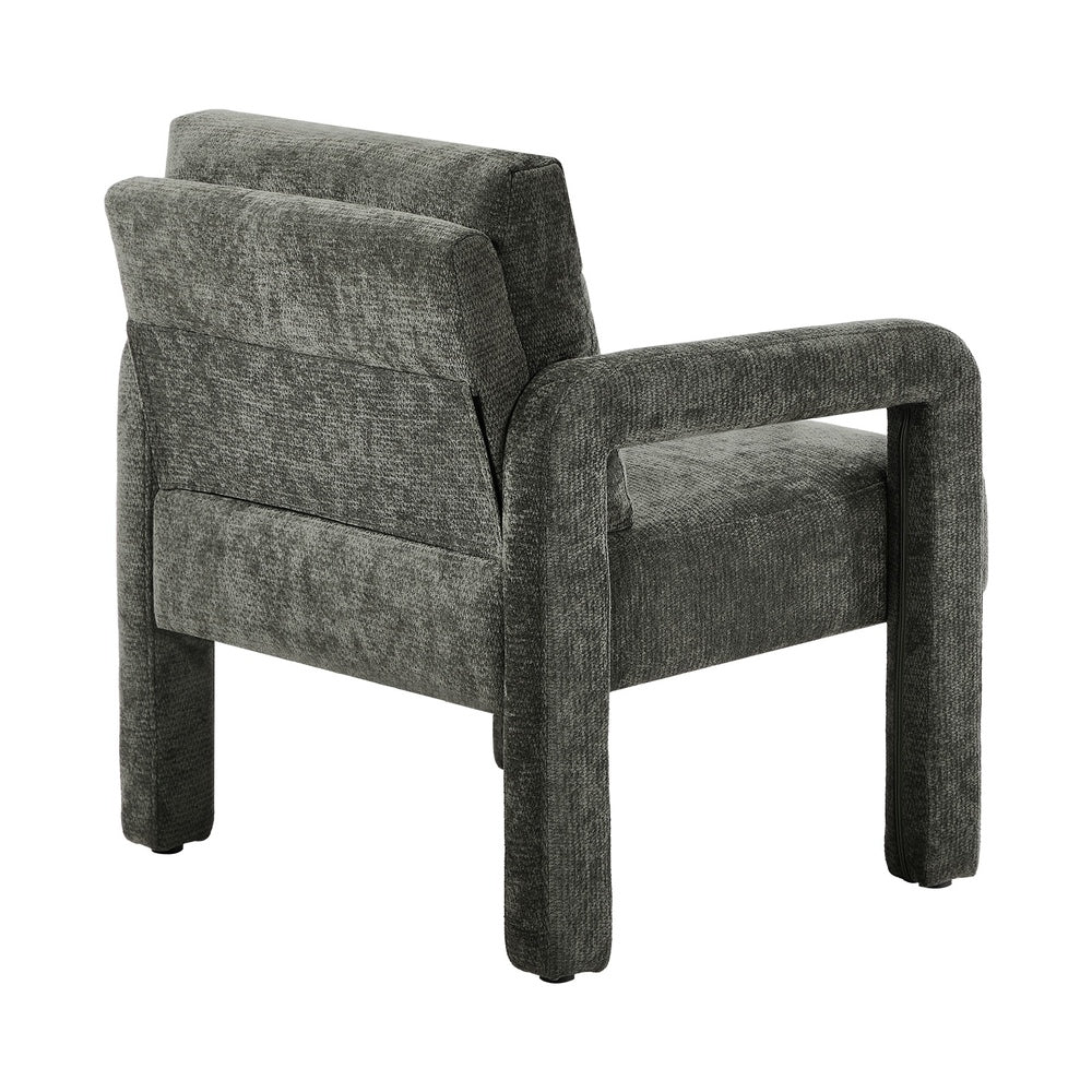 Armchair Velvet Accent Chairs 1 Seater Lounge Sofa Chair Grey