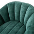 Swivel Armchair Linen Fabric Lounge Chair Accent Chair Green