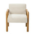 Armchair Accent Fabric Chair Lounge Sofa Beige