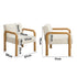 Armchair Accent Fabric Chair Lounge Sofa Beige