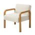 Armchair Accent Fabric Chair Lounge Sofa Beige