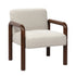 2x Armchair Accent Fabric Chair Lounge Sofa Walunt