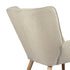 Armchair Fabric Upholstered Tub Chair Beige
