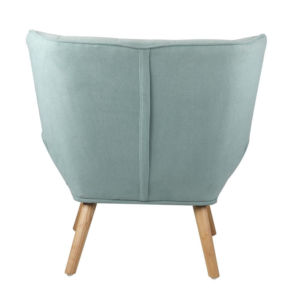 Armchair Fabric Upholstered Tub Chair Blue