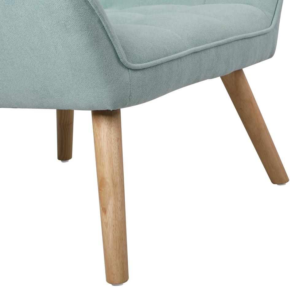 Armchair Fabric Upholstered Tub Chair Blue