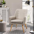 Armchair Linen Fabric Beige