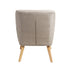 Armchair Linen Fabric Beige