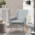Armchair Linen Fabric Grey
