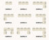 Oikiture 3x Chenille Modular Sofa Floor w/Pillow TOFU Armless Beige