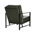 Oikiture Lounge Armchair Sofa Faux Leather Accent Green