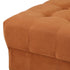 Oikiture 1 Seater Velvet Modular Ottoman Armless TOFU Brown
