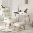 3x 360 Swivel Recliner Armchair Lounge with Stool Beige