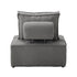 3PCS Modular Armless Sofa Linen Grey