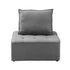 4PCS Modular Armless Sofa Linen Grey