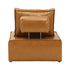 2pcs Pu Leather Sofa Couch Brown