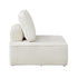 4PCS Modular Armless Sofa Sherpa White