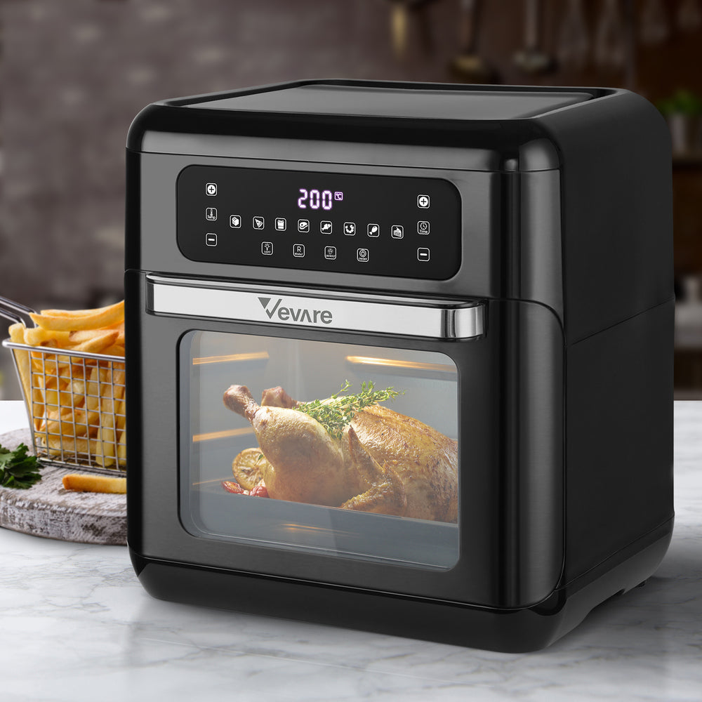 Air Fryer 12L Oven LCD Touch Oil Free Cooker 1500W