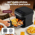 Air Fryer 5.5L Touch Control Electric Cooker 1200W Black