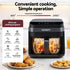 Air Fryer 5.5L Touch Control Electric Cooker 1200W Black