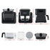 2-IN-1 Air Fryer 5.5L Dual Zone Fryers Electric Cooker with Top BBQ Grill & Bot