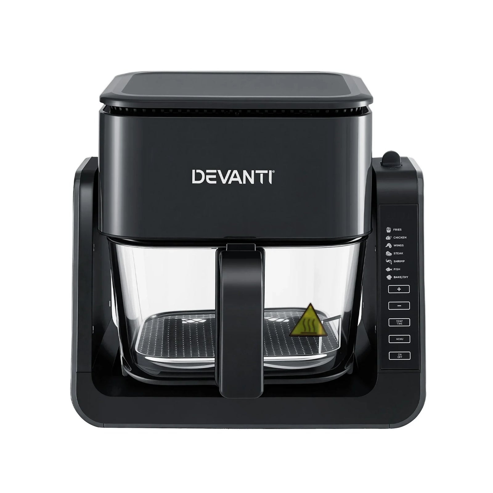 2-IN-1 Air Fryer 5.5L Dual Zone Fryers Electric Cooker with Top BBQ Grill & Bot