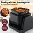 2-IN-1 Air Fryer 5.5L Dual Zone Fryers Electric Cooker with Top BBQ Grill & Bot