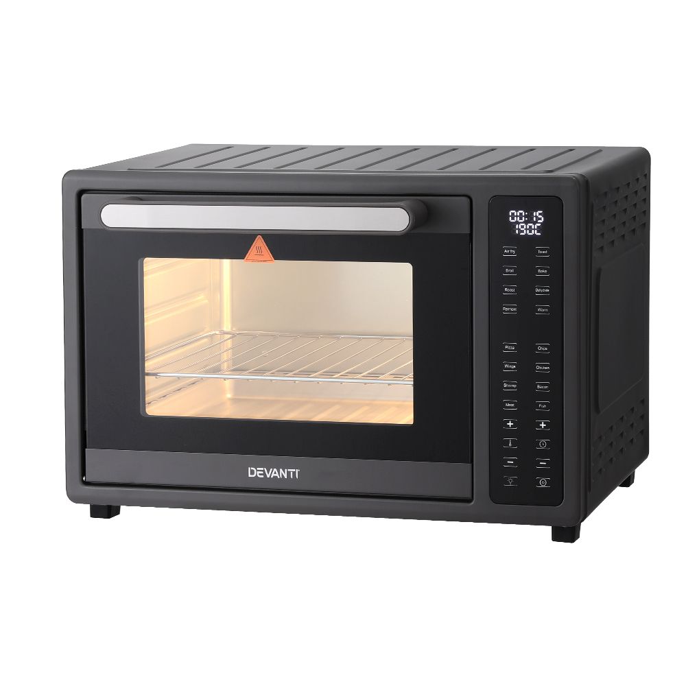 Air Fryer Oven 32L – 16 Presets, LCD Touch, 1700W, Black