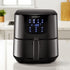 7L Air Fryer – 8 Presets, LCD Touch, 360° Air Circulation, Stainless Steel