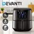 7L Air Fryer – 8 Presets, LCD Touch, 360° Air Circulation, Stainless Steel