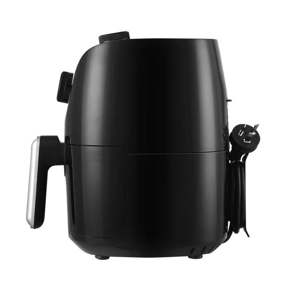 2.5L Black Air Fryer Knob Fryers