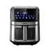 Devanti Air Fryer 6.5L LCD Fryers Clear Window