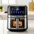 Devanti Air Fryer 6.5L LCD Fryers Clear Window