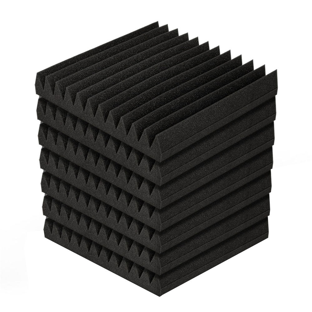 Alpha Acoustic Foam 40pcs 30x30x5cm Sound Absorption Proofing Panel Studio Wedge