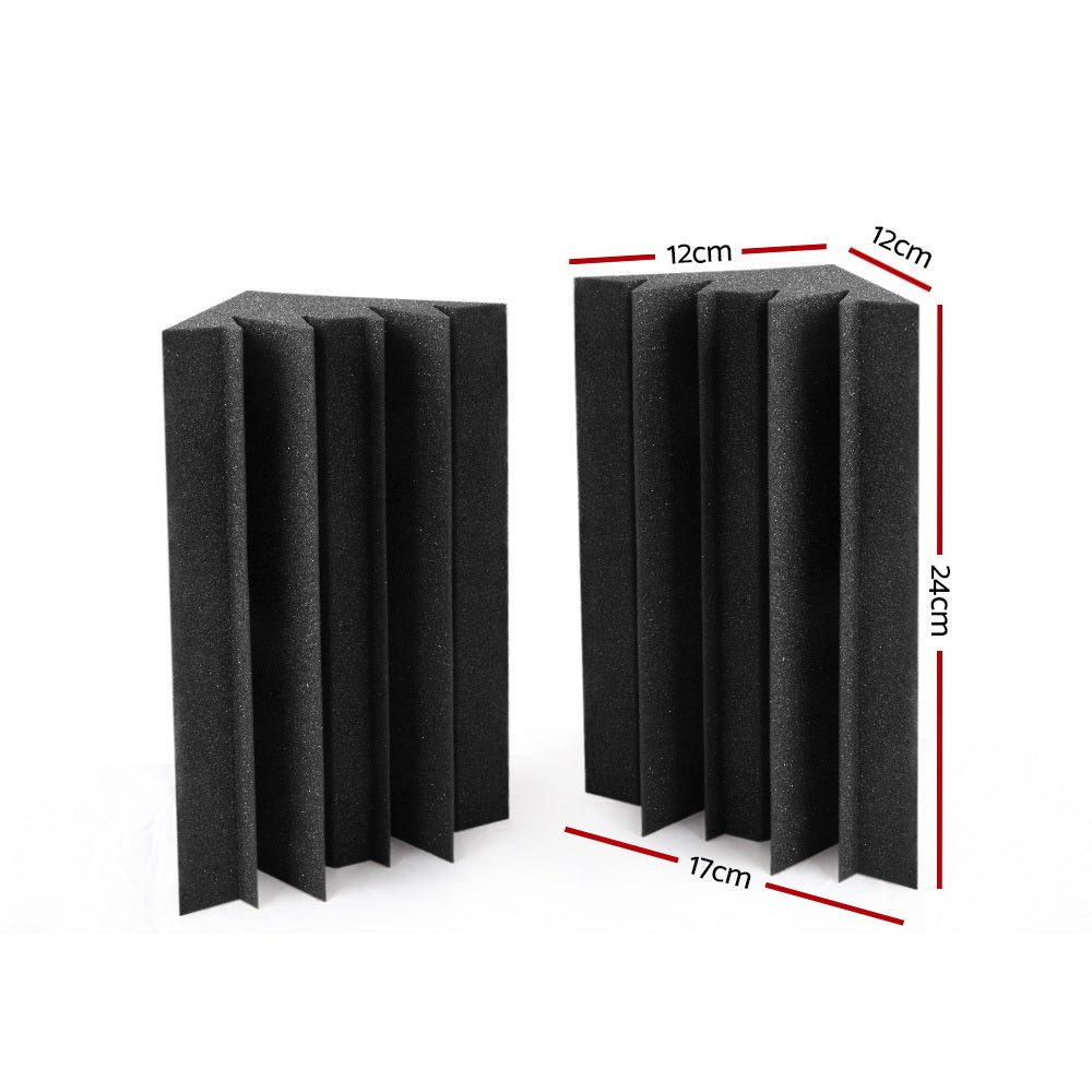 Acoustic Foam 60pcs Corner Bass Trap Sound Absorption