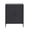 ArtissIn Charcoal Metal Storage Cabinet Sideboard Buffet with Adjustable Shelves