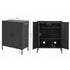 ArtissIn Charcoal Metal Storage Cabinet Sideboard Buffet with Adjustable Shelves