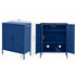 Artiss Metal Locker Cabinet Blue Storage Sideboard Buffet Cabinet 80cm