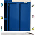 Artiss Metal Locker Cabinet Blue Storage Sideboard Buffet Cabinet 80cm