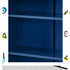 Artiss Metal Locker Cabinet Blue Storage Sideboard Buffet Cabinet 80cm