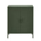 ArtissIn Green Metal Storage Cabinet Sideboard Buffet with Adjustable Shelves