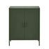 ArtissIn Green Metal Storage Cabinet Sideboard Buffet with Adjustable Shelves
