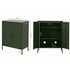 ArtissIn Green Metal Storage Cabinet Sideboard Buffet with Adjustable Shelves