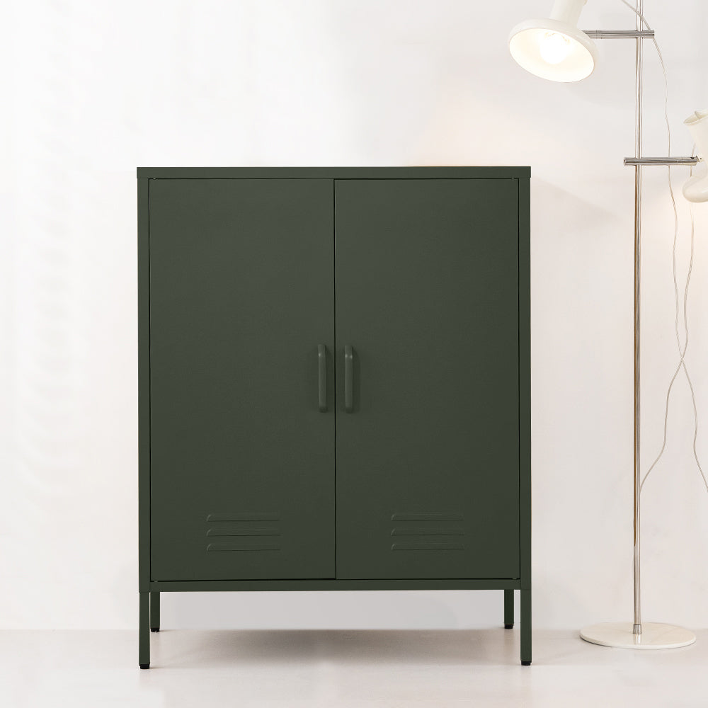 Artiss Buffet Sideboard Metal Cabinet - SWEETHEART Green