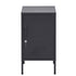 Artiss Bedside Table Metal Cabinet - Black