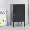 Mini Metal Locker Storage Cabinet Steel Organizer Black Lockable