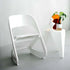 Set of 4 Dining Chairs Office Cafe Lounge Seat Stackable Plastic Leisure Chairs White